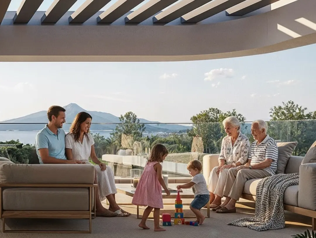 Large terrace